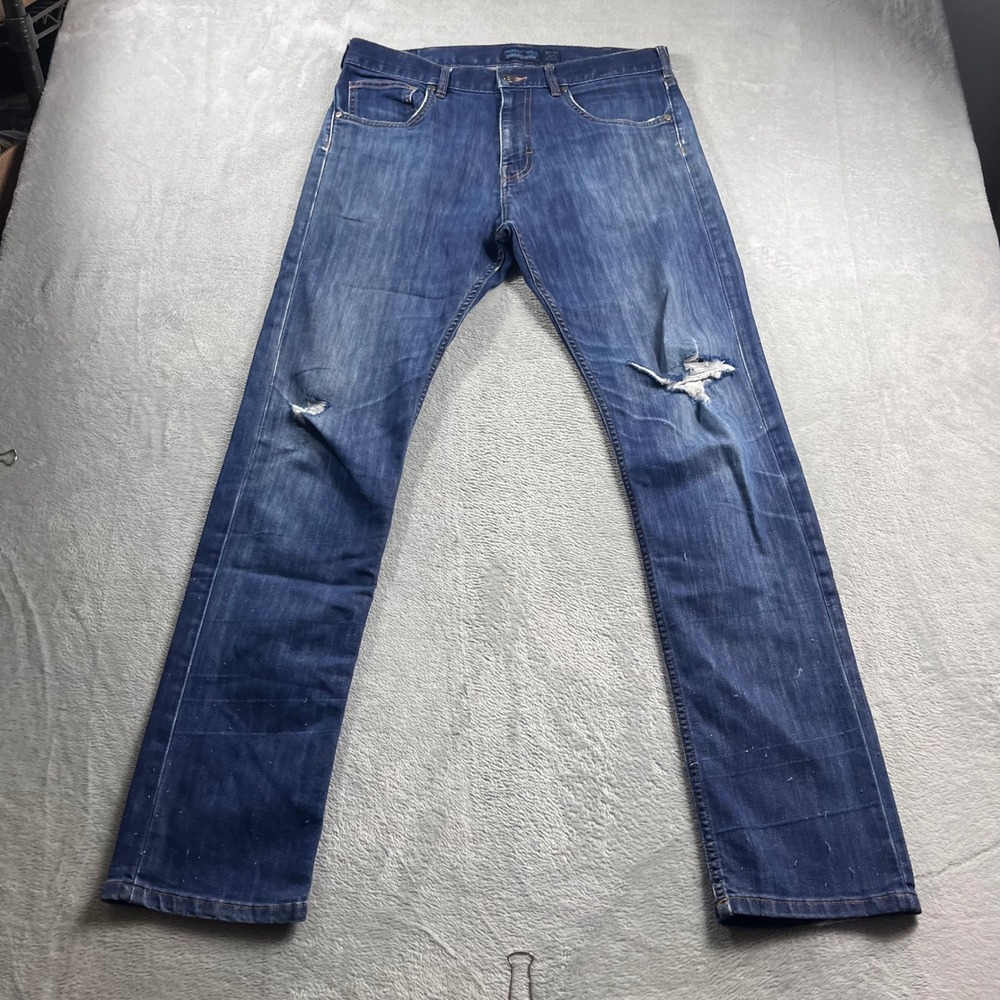 Patagonia Mens‎ Performance Straight Fit Jeans Blue Stretch Denim 56030 34x34